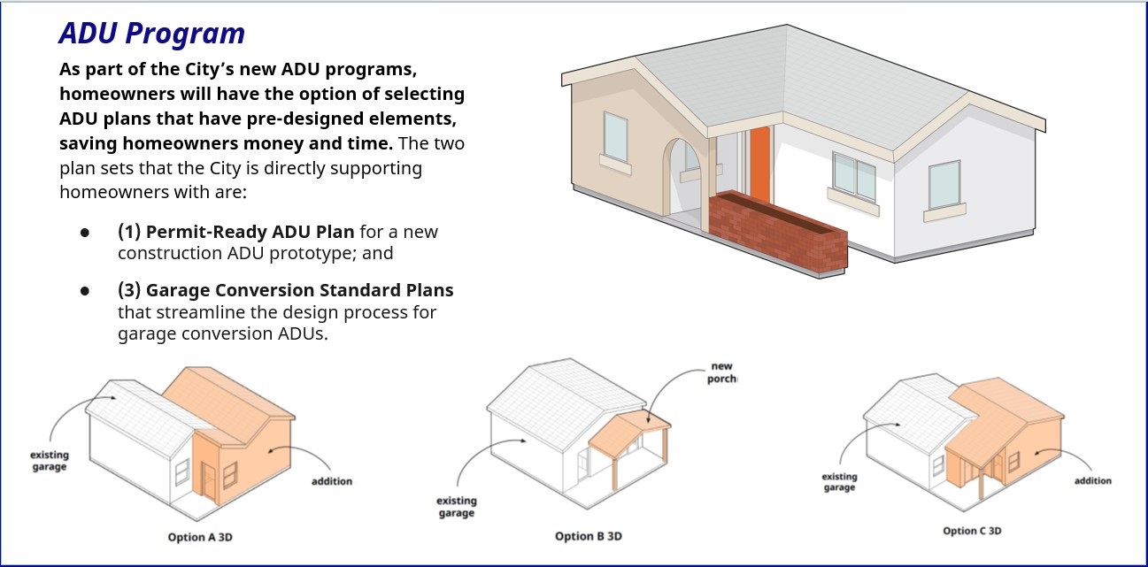 ADU PROGRAM DESCRIPTION OF PLANS