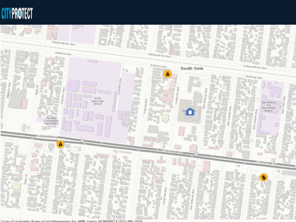 Crime Map City of South Gate