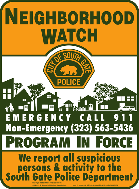 SGPD Neighborhood Watch
