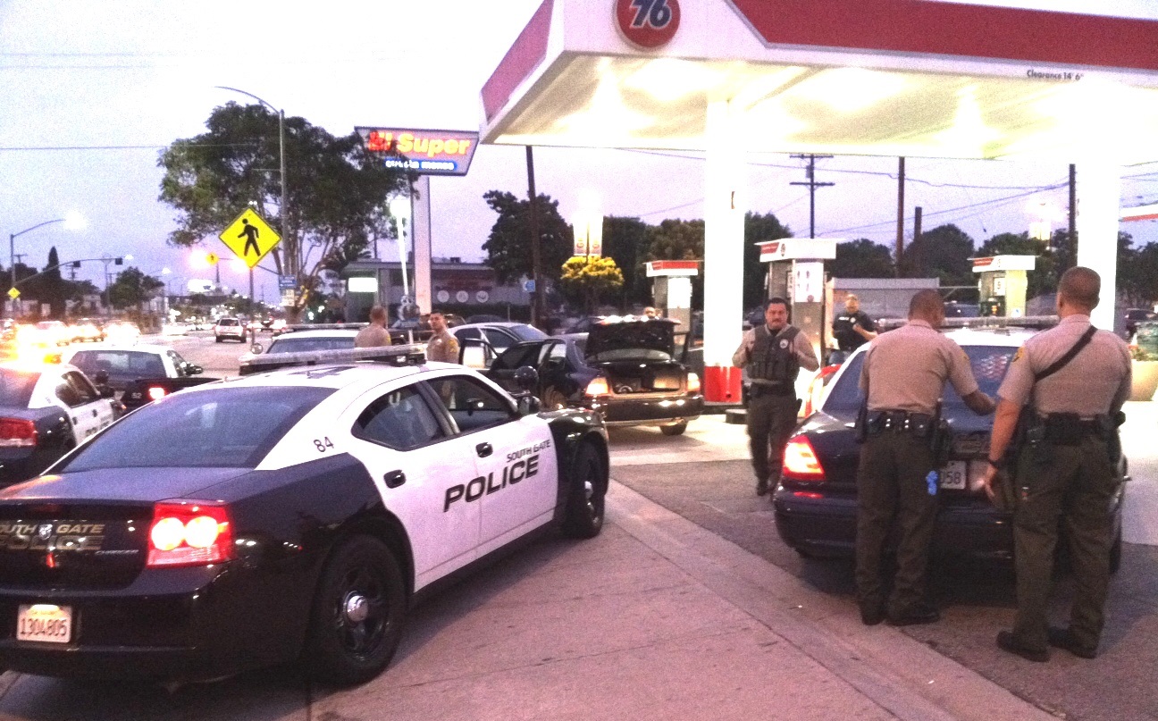 South Gate Officers perform a felony stop
